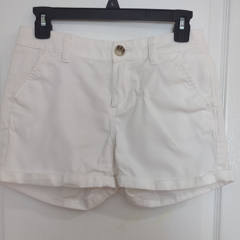 SO| Favorite Midi Low Rise Skirt in White with Pink Label